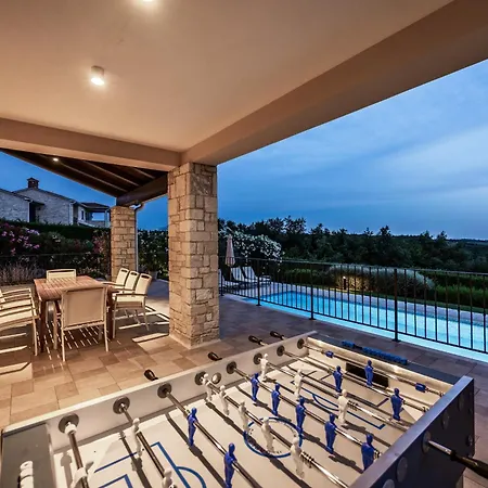 Villa Sterpazzi - Near Porec With Sea View, Private Jacuzzi, Sauna And Pool Visnjan