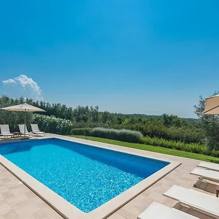 Sterpazzi - Near Porec With Sea View, Private Jacuzzi, Sauna And Pool Visnjan