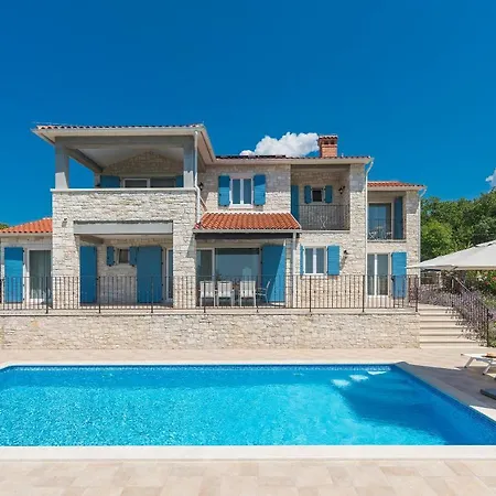 Sterpazzi - Near Porec With Sea View, Private Jacuzzi, Sauna And Pool Villa