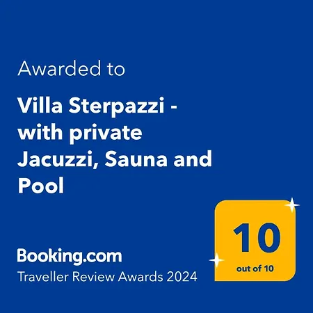 Sterpazzi Near Porec With Heated Private Pool, Sea View, Jacuzzi And Sauna Вилла *